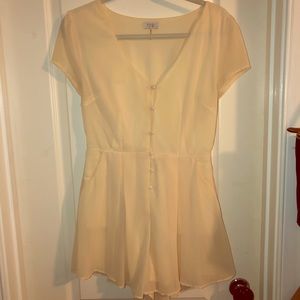 Cream colored romper